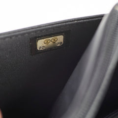 Chanel Wallet On Chain WOC Black Caviar - Series 22