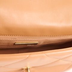 Chanel 19 Small Caramel
