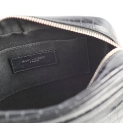 Saint Laurent Mini Corc Embossed Black Crossbody