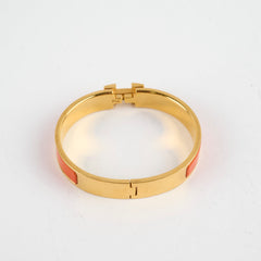 Hermes Clic H Orange Bracelet