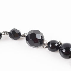 Chanel Black CC Logo Bracelet