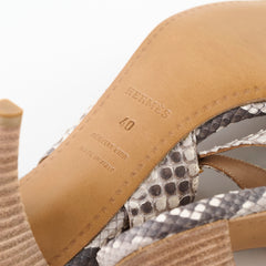 Hermes Python Oran Heels Size 40