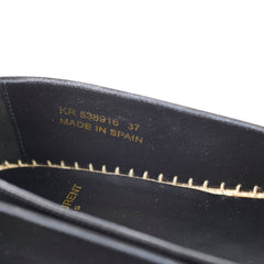 Saint Laurent Star Stud Black Espadrilles Size 37