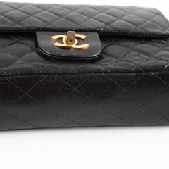 Chanel Vintage Flap Bag Early 80's 24K Gold Plated