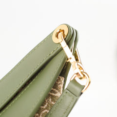 Loewe Luna Anagram Green Bag