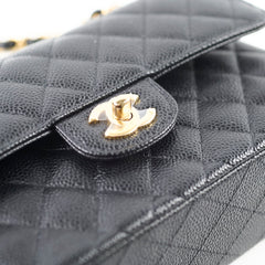 Chanel Classic Flap Small Caviar Black - Microchipped