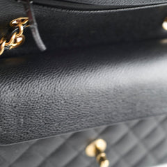 Chanel Classic Flap Small Caviar Black - Microchipped