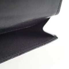 Chanel Tri Fold Black Lambskin Wallet