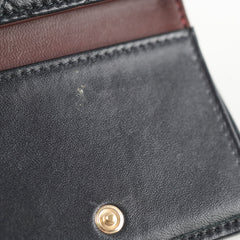 Chanel Tri Fold Black Lambskin Wallet