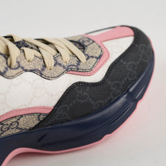Gucci Sneakers Size 37 Navy/Pink