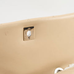 Chanel CC Bicolour Quilted Shoulder Bag Beige/Black