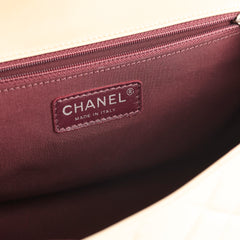 Chanel CC Bicolour Quilted Shoulder Bag Beige/Black