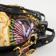 Fendi x Versace Collection FENDACE Mini Mon Tresor Zucca Bucket Bag