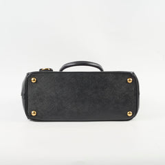 Prada Galleria Saffiano Zip Tote Medium Black