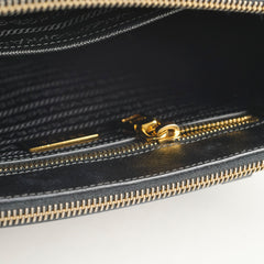 Prada Galleria Saffiano Zip Tote Medium Black