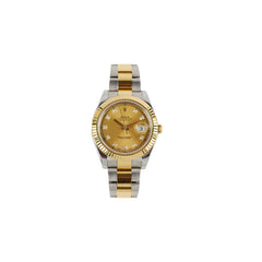 Rolex Oyster Perpetual 41mm Two Toned with Diamonds