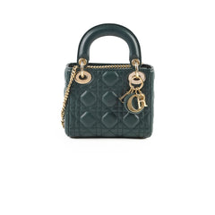Dior Mini Lady Dior Dark Grey Green