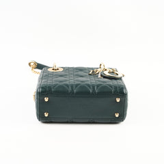 Dior Mini Lady Dior Dark Grey Green