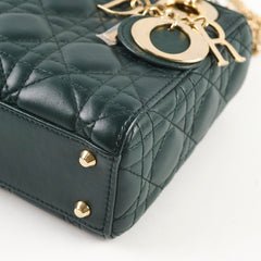 Dior Mini Lady Dior Dark Grey Green