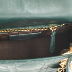 Dior Mini Lady Dior Dark Grey Green