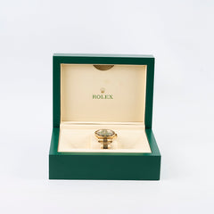 Rolex GMT Master II 40mm 116718LN 18k Yellow Gold Green Dial