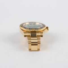 Rolex GMT Master II 40mm 116718LN 18k Yellow Gold Green Dial