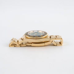 Rolex GMT Master II 40mm 116718LN 18k Yellow Gold Green Dial