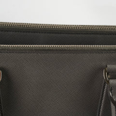 Prada Large Galleria Bag Grey Silver HW