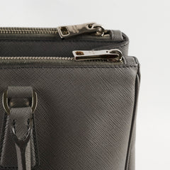 Prada Large Galleria Bag Grey Silver HW