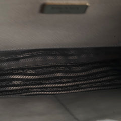 Prada Large Galleria Bag Grey Silver HW