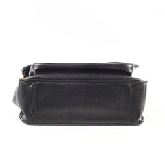 Saint Laurent Niki Medium Chevron Vintage Leather Black