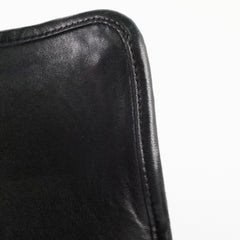 Saint Laurent Niki Medium Chevron Vintage Leather Black