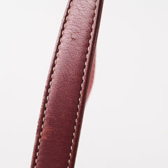 Hermes Double Sens Tote 28 Sikkim Leather Rouge H Rouge Casaque Q Square Stamp