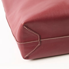 Hermes Double Sens Tote 28 Sikkim Leather Rouge H Rouge Casaque Q Square Stamp