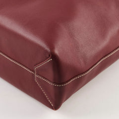 Hermes Double Sens Tote 28 Sikkim Leather Rouge H Rouge Casaque Q Square Stamp