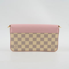 Louis Vuitton Pochette Felice Damier Azur Rose Ballerine