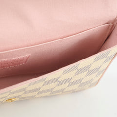 Louis Vuitton Pochette Felice Damier Azur Rose Ballerine