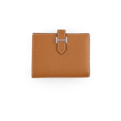 Hermes Mini Bearn Wallet Gold Epsom PHW
