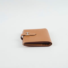 Hermes Mini Bearn Wallet Gold Epsom PHW