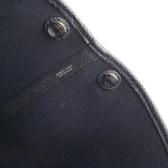 Hermes Garden Party 30 Black Canvas Y Stamp