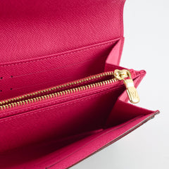 Louis Vuitton & Murakami Monogram Multicolour Sarah Wallet Black