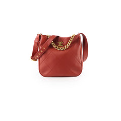 Chanel Easy Mood Hobo Bag Terracotta Orange