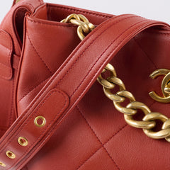 Chanel Easy Mood Hobo Bag Terracotta Orange