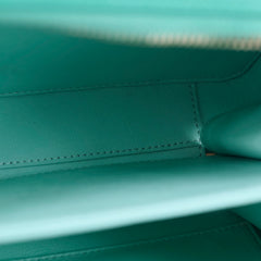 Chanel Mini Filigree Vanity Case Green Caviar