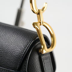 Christian Dior Mini Saddle Black