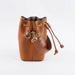 Fendi Mon Tresor Bucket Bag Caramel Brown
