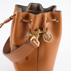 Fendi Mon Tresor Bucket Bag Caramel Brown