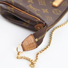Louis Vuitton Eva Clutch Crossbody Bag Monogram