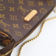 Louis Vuitton Eva Clutch Crossbody Bag Monogram
