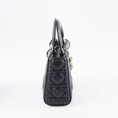 Dior Mini Lady Dior Black Lambskin SHW
